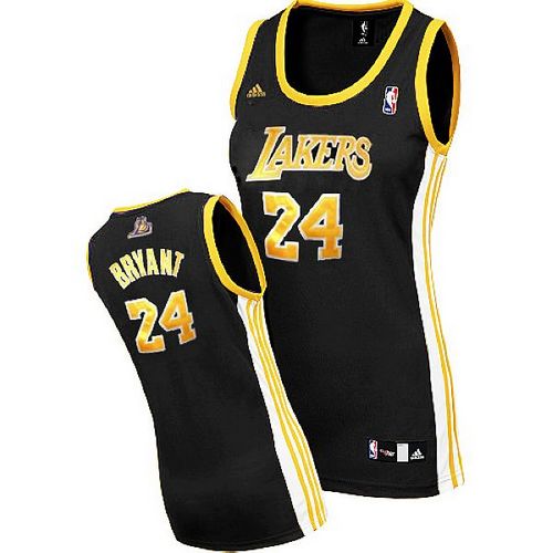 Womens Adidas Los Angeles Lakers 24 Kobe Bryant Swingman Black ...